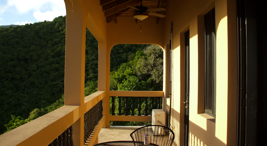 BVI Villa for sale -Guest House Porch