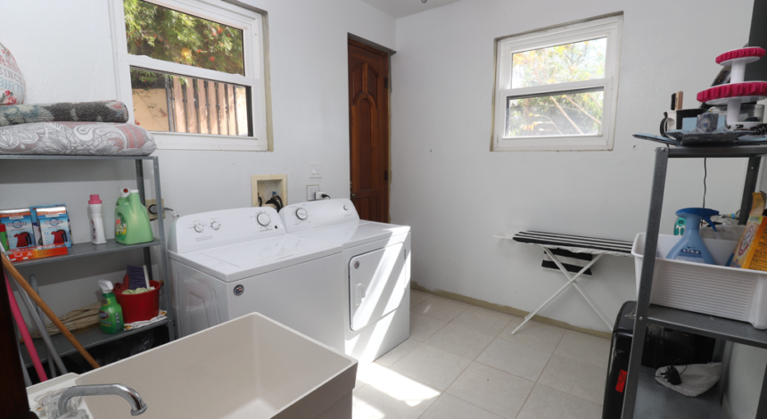 BVI Villa for sale - laundry and pump room
