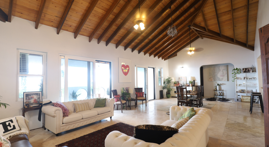 BVI Villa for sale -Main house family room / view