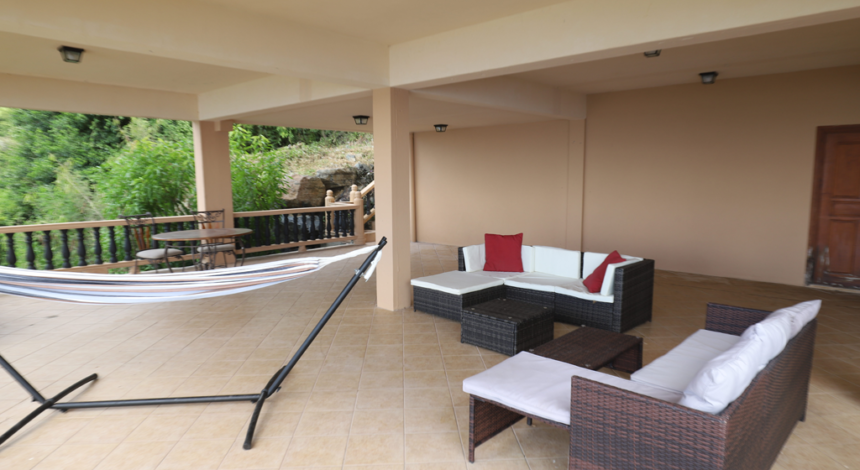 BVI Villa for sale - pool house patio